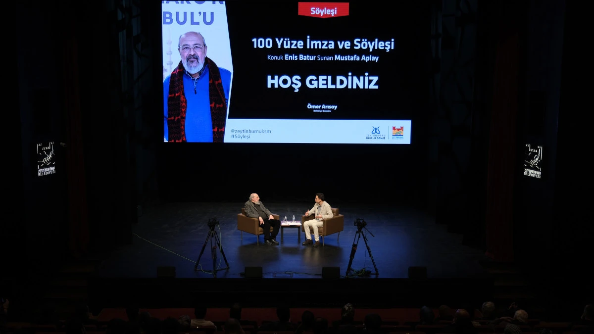 100 Y&Uuml;ZE İMZA VE S&Ouml;YLEŞİ PROGRAMINDA OCAK AYI KONUĞU ENİS BATUR OLDU!