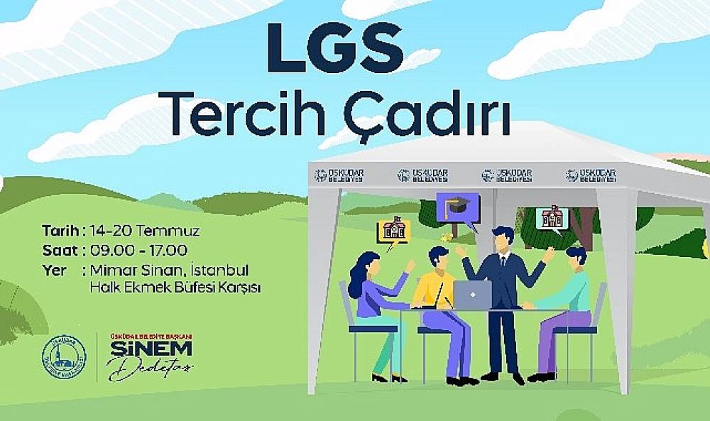 Üsküdar Belediyesi'nden LGS öğrencileri için 'Tercih Çadırı'