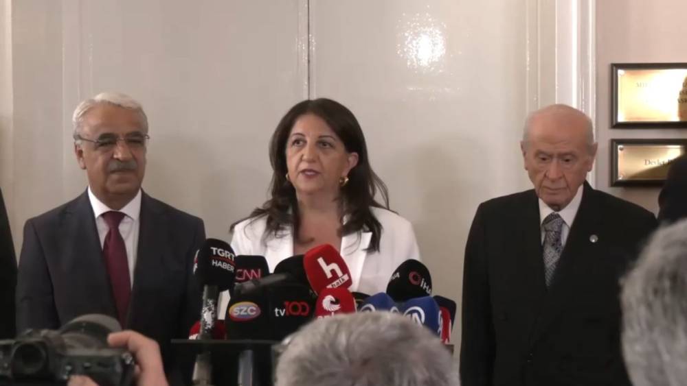 DEM Parti İmralı Heyeti, Bahçeli ile görüştü: 'Komisyon aşamasında ortak tutuma ihtiyaç var' 