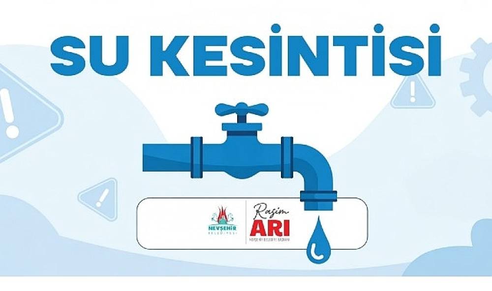 Bah&ccedil;elievler Mahallesi'nde Planlı Su Kesintisi