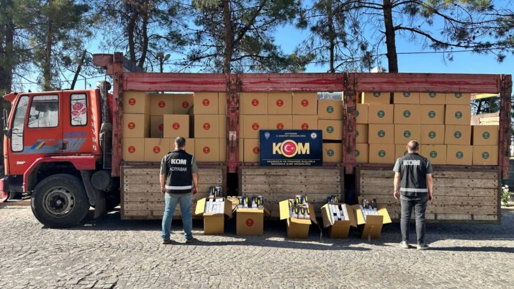 Adıyaman’da, 3 milyon bandrolsüz makaron ele geçirildi 