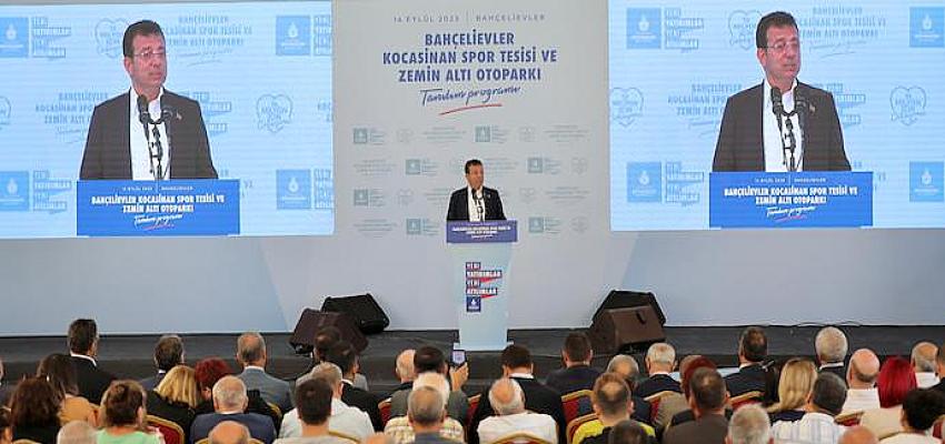 BAHÇELİEVLER’İN ÇEHRESİNİ DEĞİŞTİRECEK PROJENİN TANITIMINDA KONUŞTU