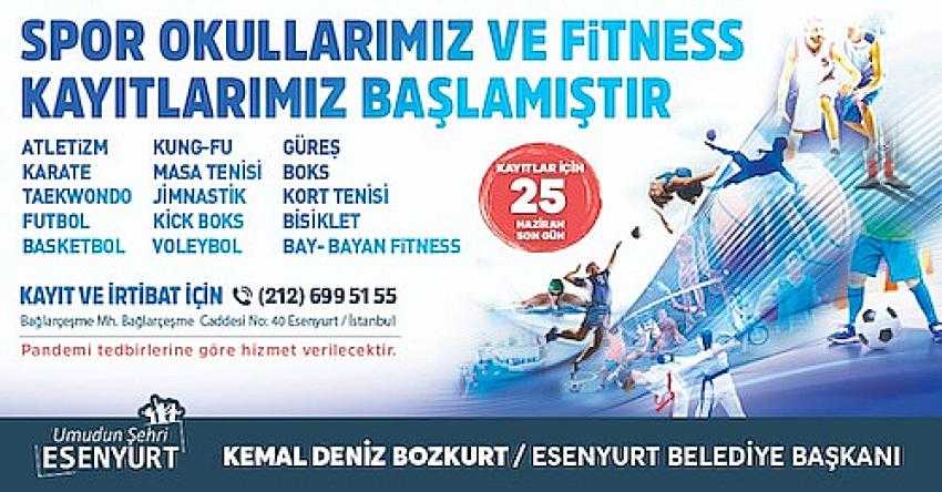 Esenyurt Belediyesi Spor Salonlarınının Kapılarını Açtı, Kayıtlar Başladı