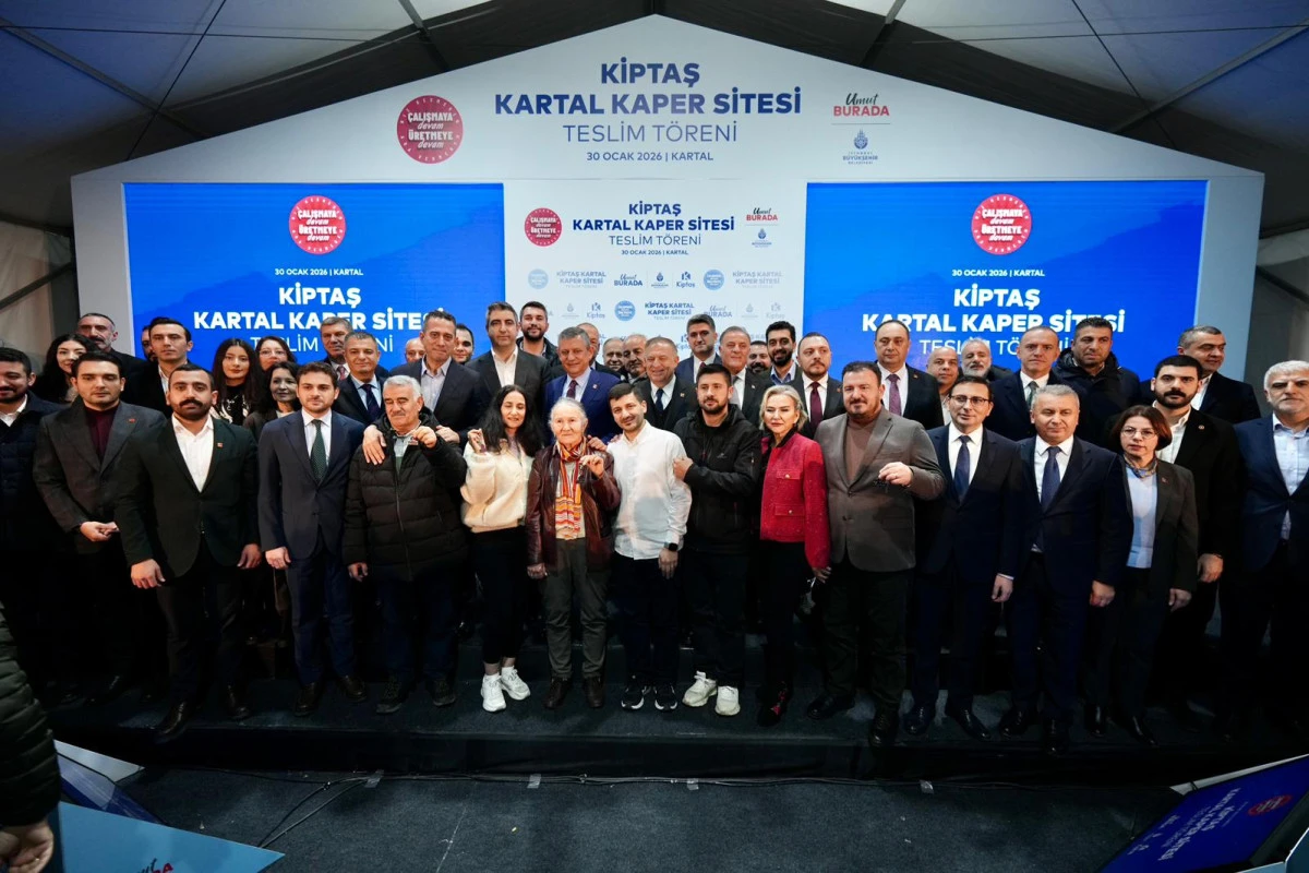 Kartal&rsquo;da KİPTAŞ Kaper Sitesi&rsquo;nde 590 Konutun Anahtarları Teslim Edildi