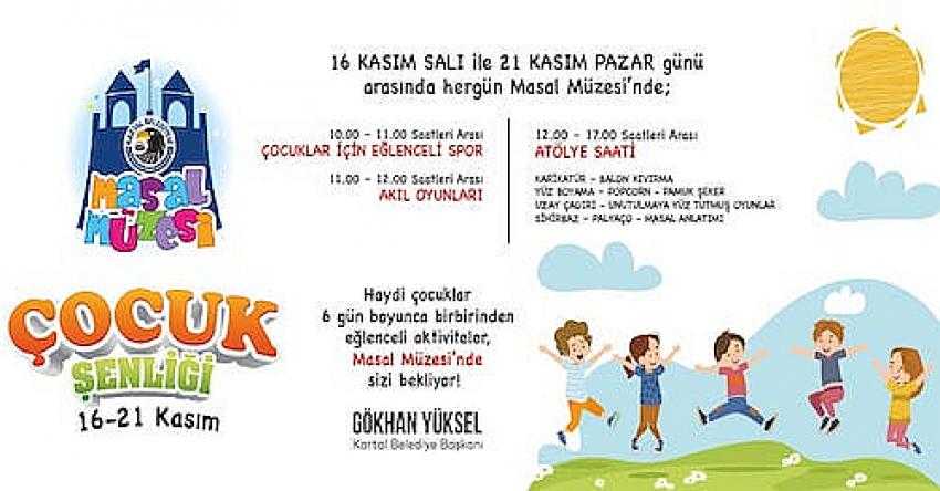 KARTALLI MİNİKLER ARA TATİLİNİN TADINI, ‘ÇOCUK ŞENLİĞİ’ İLE ÇIKARACAK