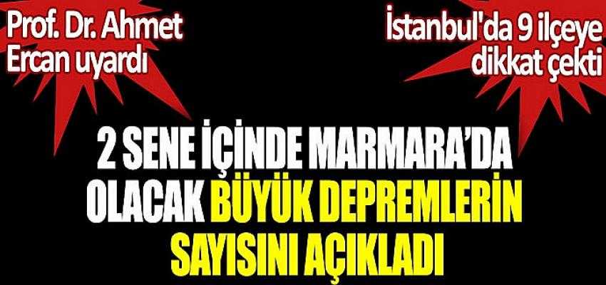 Prof. Dr. Övgün Ahmet Ercan, “Benim algoritmama göre Kuzey Marmara’da 2045'ten önce deprem olmaz”