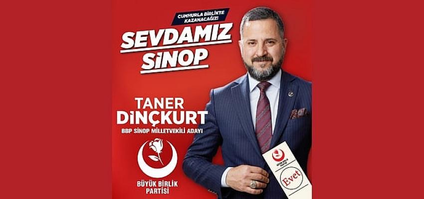 ÜNLÜ İŞ İNSANI TANER DİNÇKURT SİNOP'TAN MİLLETVEKİLİ ADAYI