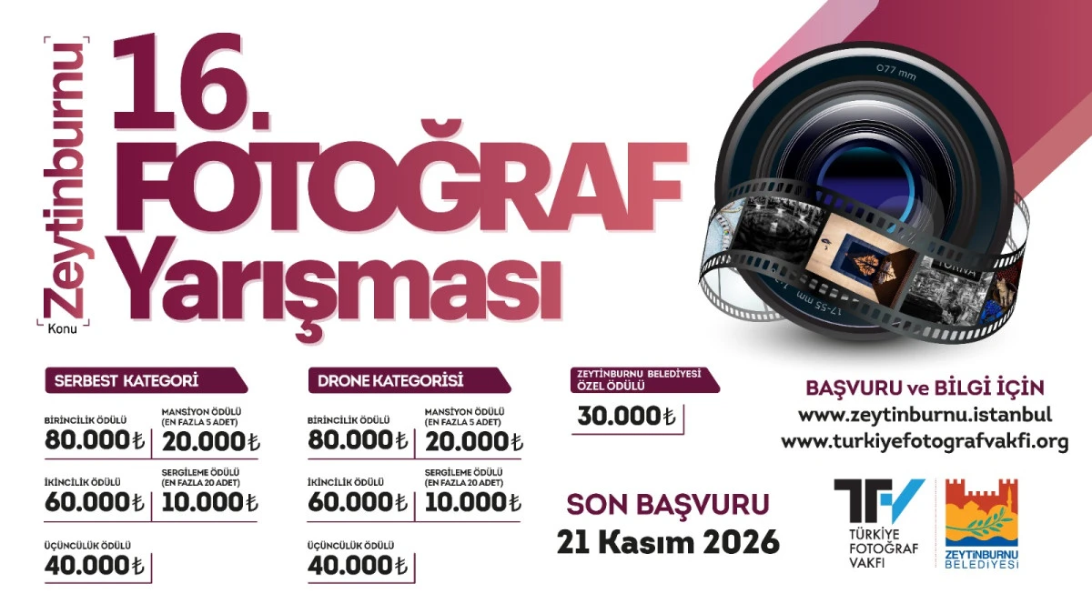 Zeytinburnu 16. Fotoğraf Yarışması Başvuruları Başladı